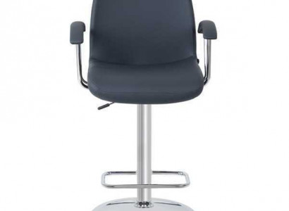 Modern Grau Stuhl Designer Barhocker Metall stilvoll Luxus Möbel Hocker